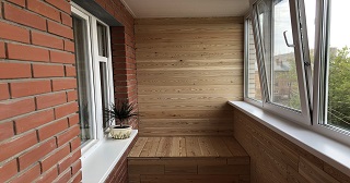 Отделка, остекление, утепление балконов в Куйбышеве от 208 руб. м/2.